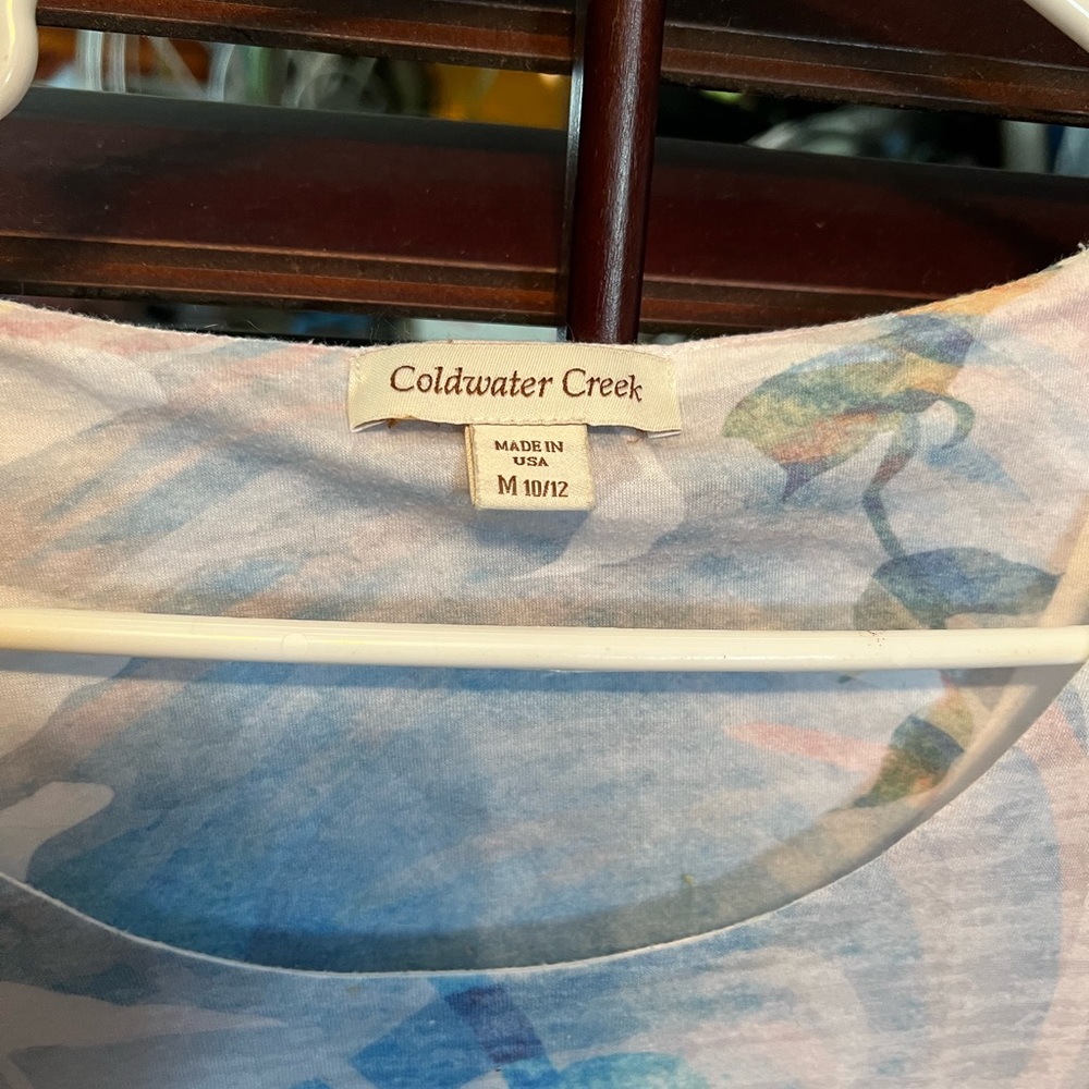 Cold water Creek lined shirt M (10-12) - Picture 6 of 11